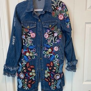 Awesome jean shacket